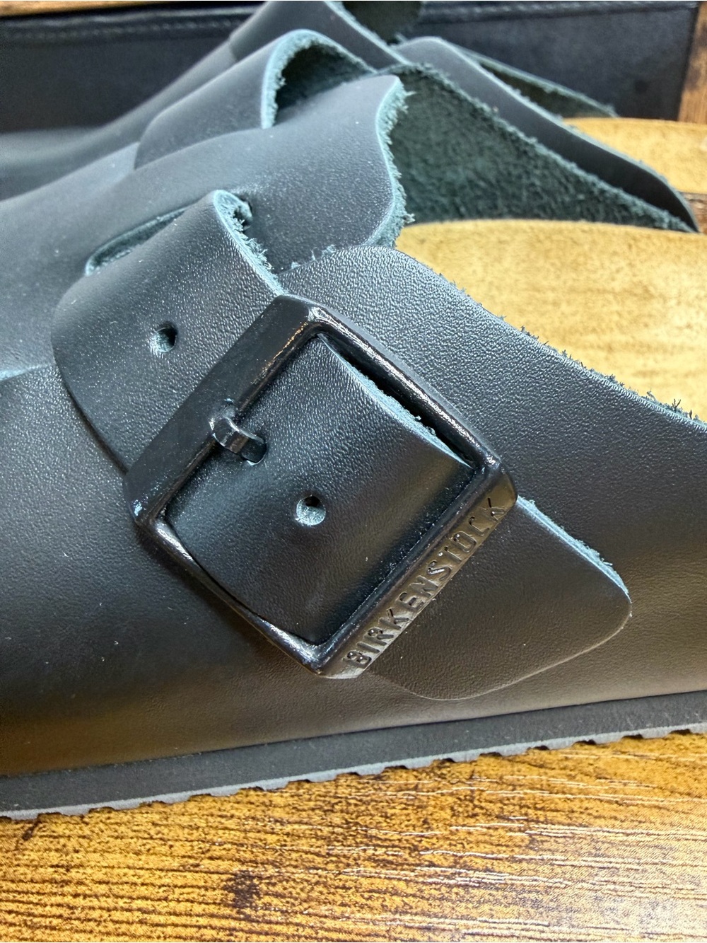 NEW Birkenstock Boston Super Grip Clogs Black Size 42 L11 M9 - Picture 10 of 14